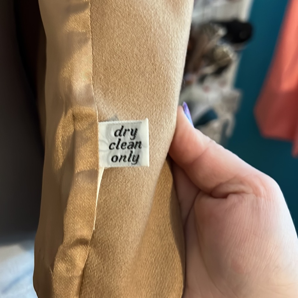 Vintage Pendleton Wool Tan One Button Blazer - image 4